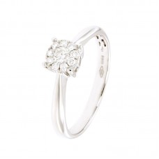 Anello con diamanti - 28044RW